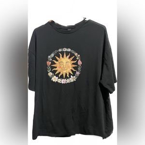 Sun / Flower Oversized Tee